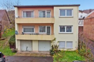 Ansicht Wohnhaus Balkone